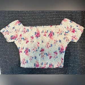 Off Shoulder Crop Top